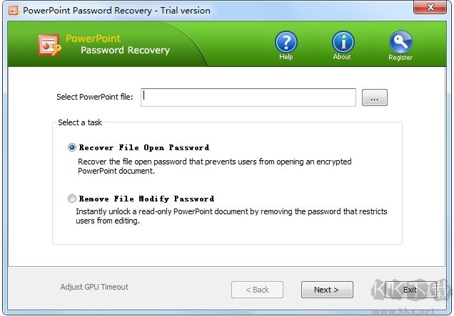 PPT密码破解工具(PowerPoint Password Recovery)