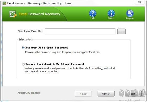 Excel密码破解工具(Excel Password Recovery)