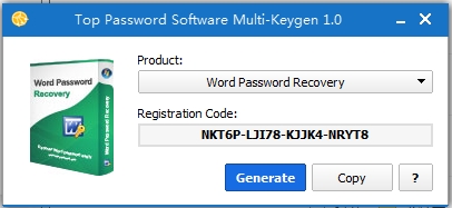 Word密码破解工具(Word Password Recovery)