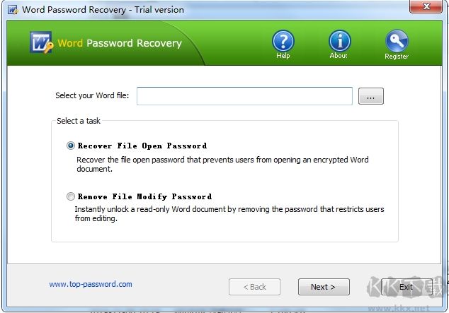 Word Password Recovery